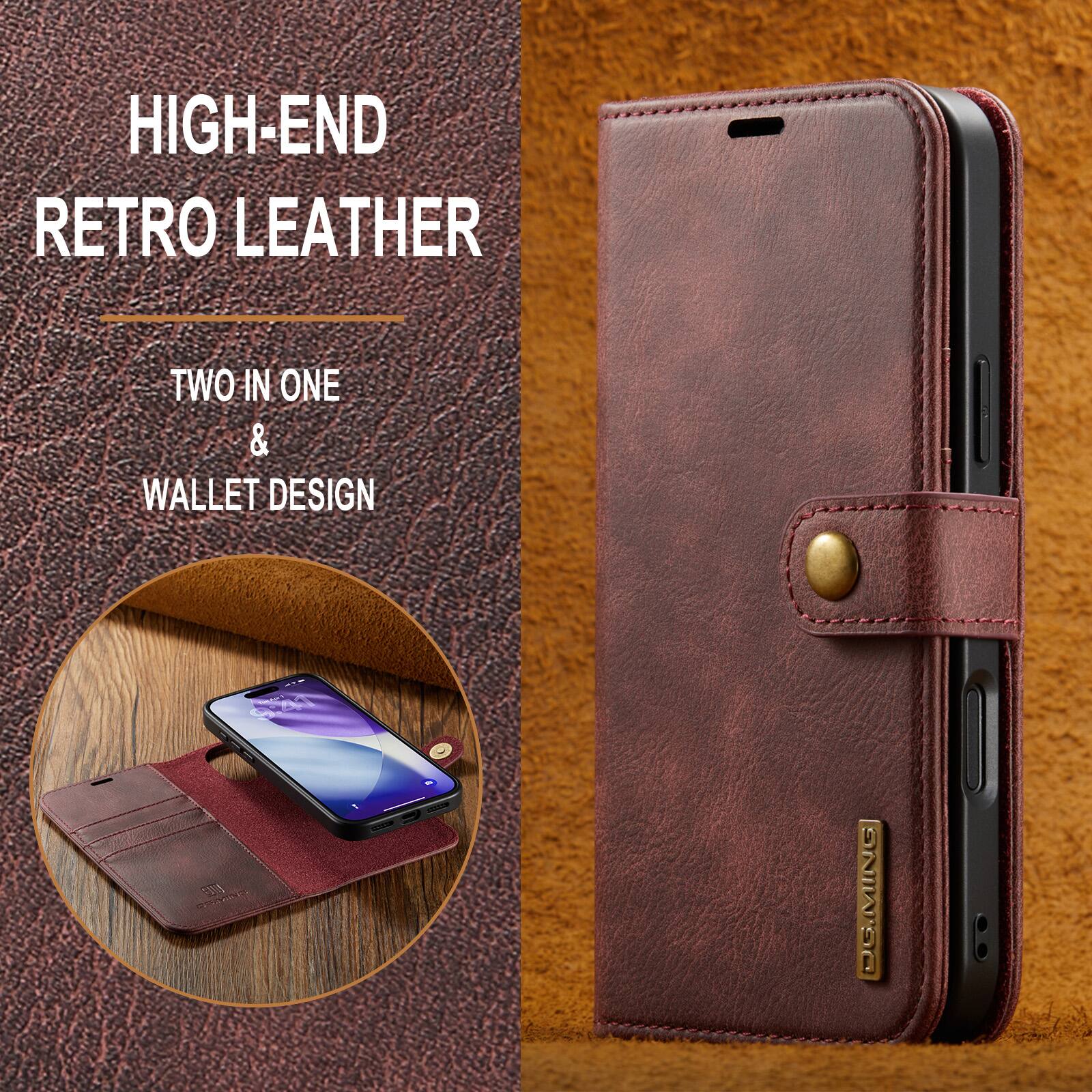 HIGH-END RETRO LEATHER  
TWO IN ONE & WALLET DESIGN