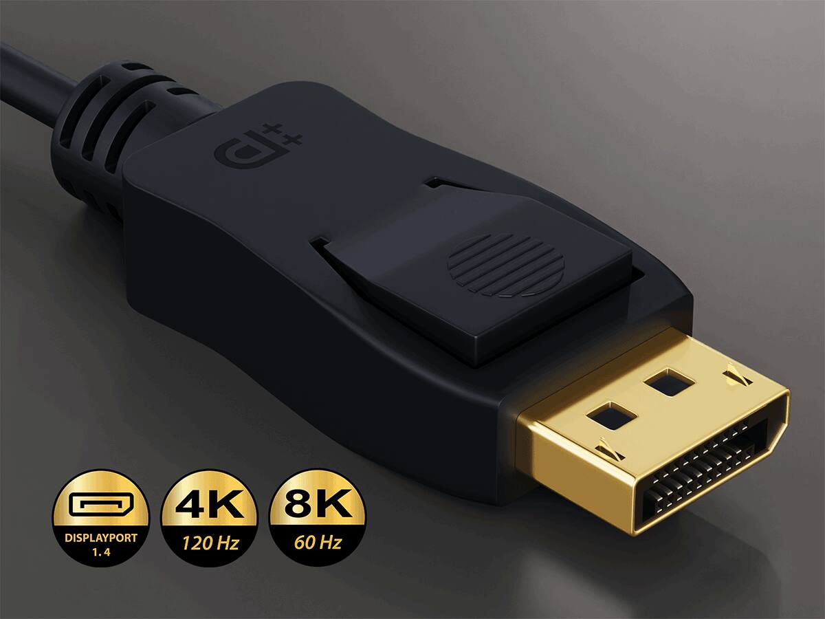 + ++ + Ct - 4K 8K DISPLAYPORT 120 Hz 60 Hz 1.4