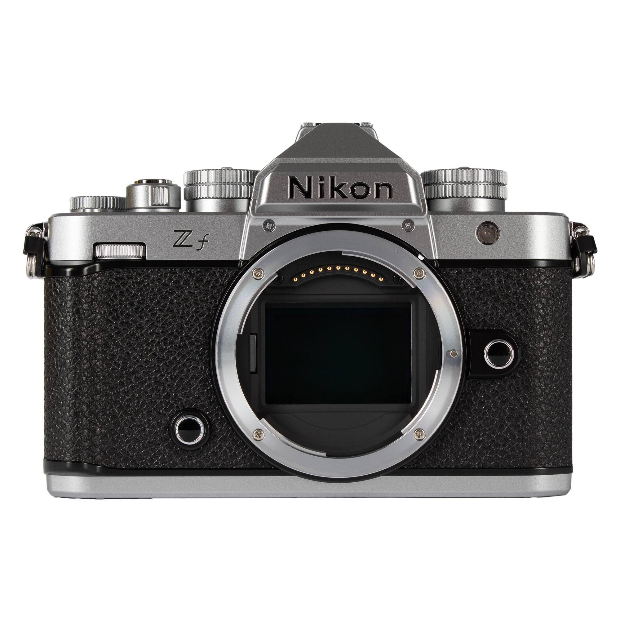 Alt View 2. Nikon - Nikon Zf Mirrorless Camera Silver Full Frame 24.5MP 4K IBIS Bundle +Tripod - Silver.