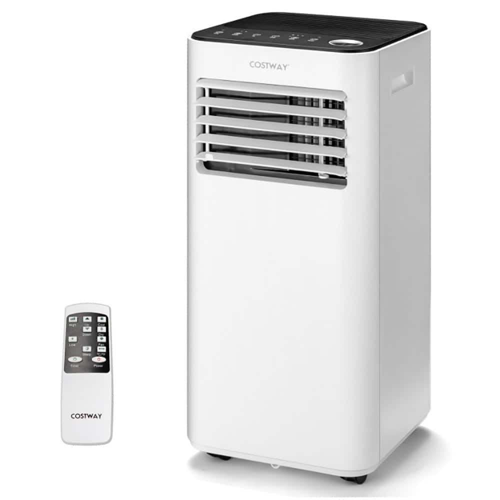 Resenkos - Air Conditioner, Cooler,8000 BTU Portable Air Conditioner with Fan and Dehumidifier Mode - White