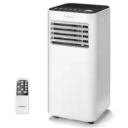 Resenkos - Air Conditioner, Cooler,8000 BTU Portable Air Conditioner with Fan and Dehumidifier Mode - White