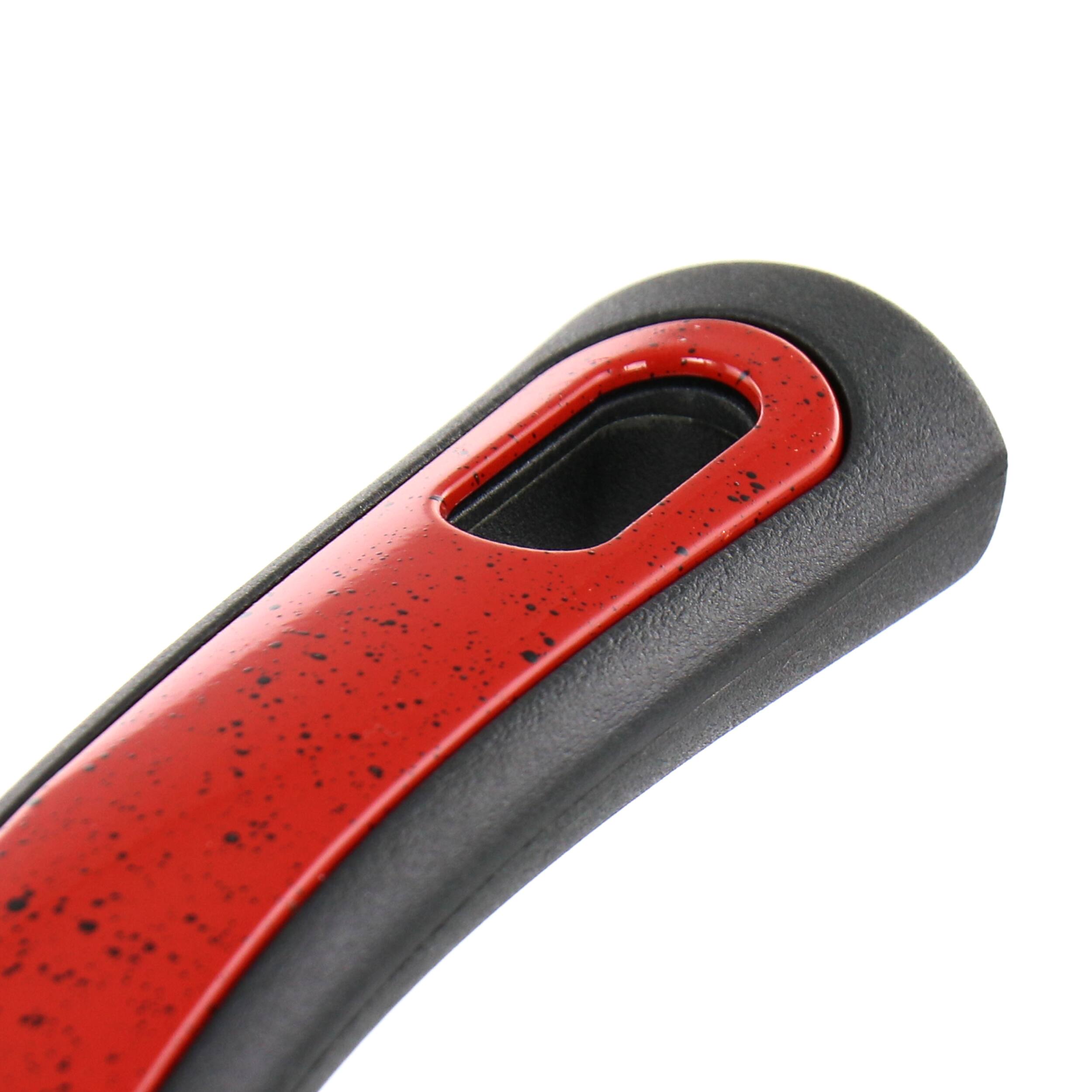 Alt View 2. Oster - Oster Claybon 2.2 Quart Nonstick Saucepan With Lid in Speckled Red - Red.