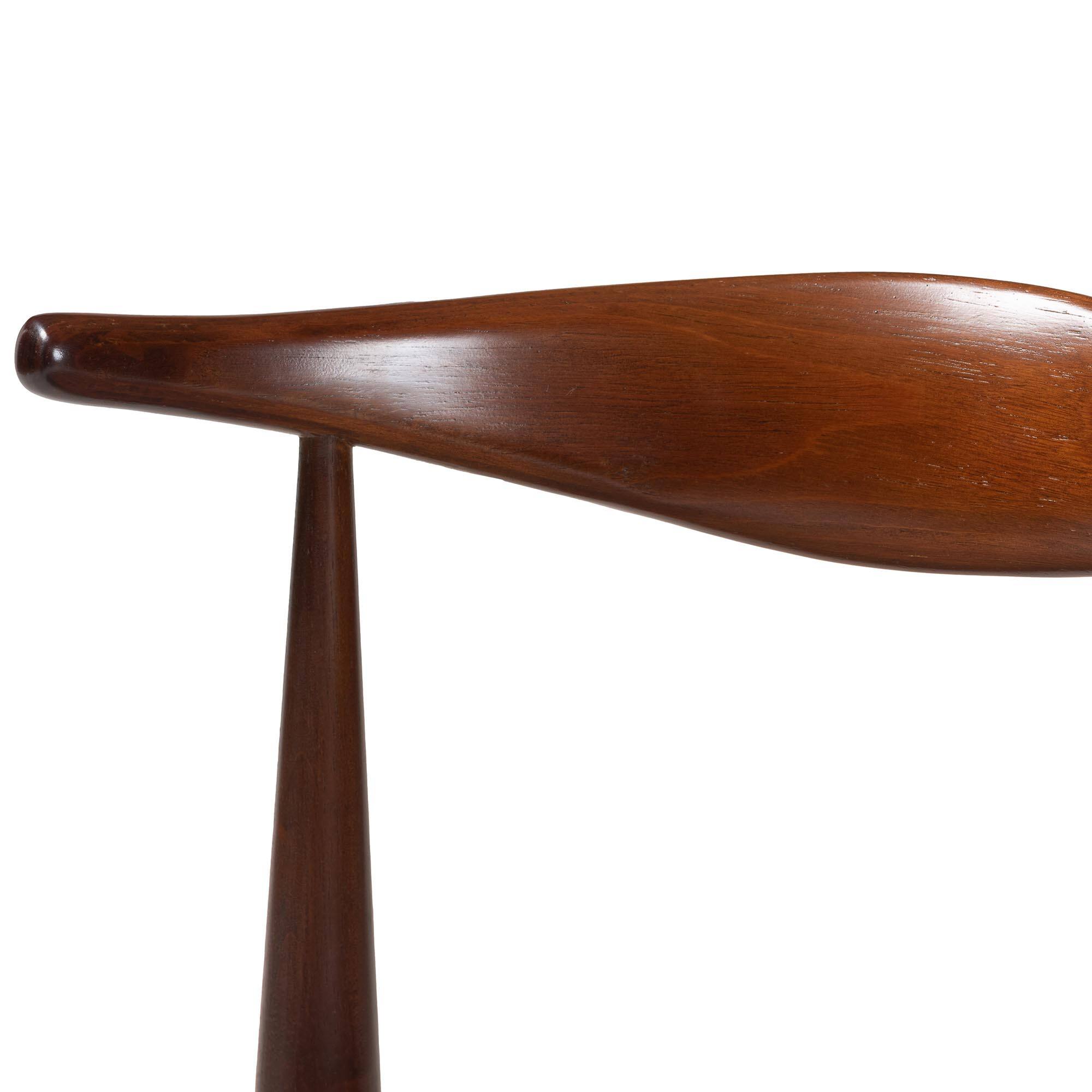 Back. Baxton Studio - Amato Mid-Century Modern Fabric Upholstered Walnut Finished Wood Dining Chair Set - Light Gray/Walnut.