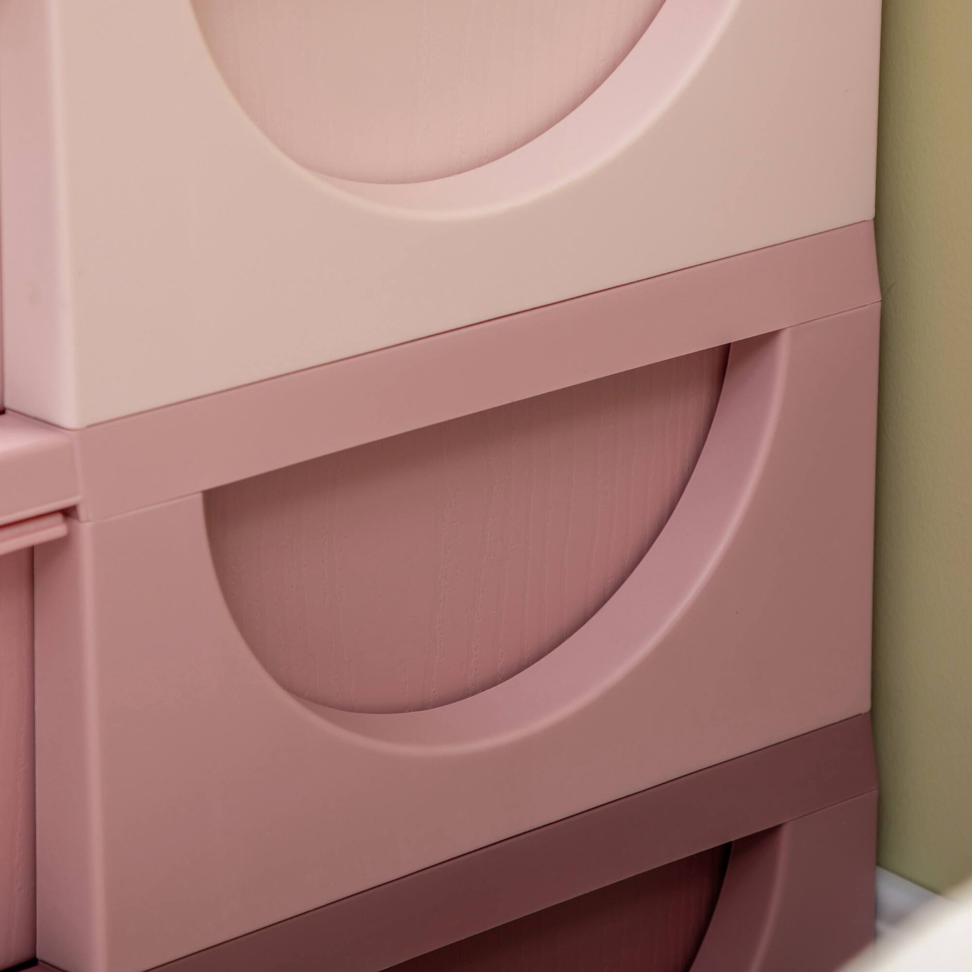 Alt View 7. Qaba - Tier Kids Storage Organizer with 6 Drawers for Bedroom, Nursery, Kindergarten, Living Room - Pink.