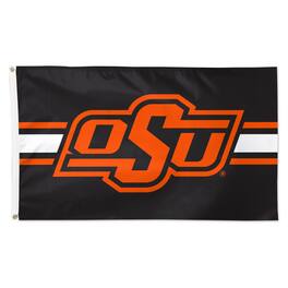 WinCraft - Oklahoma State Cowboys 3' x 5' Horizontal Stripe Deluxe Single-Sided Flag - Multicolor