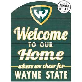Jardine - Wayne State Wildcats 16'' x 22'' Indoor/Outdoor Marquee Sign - Green