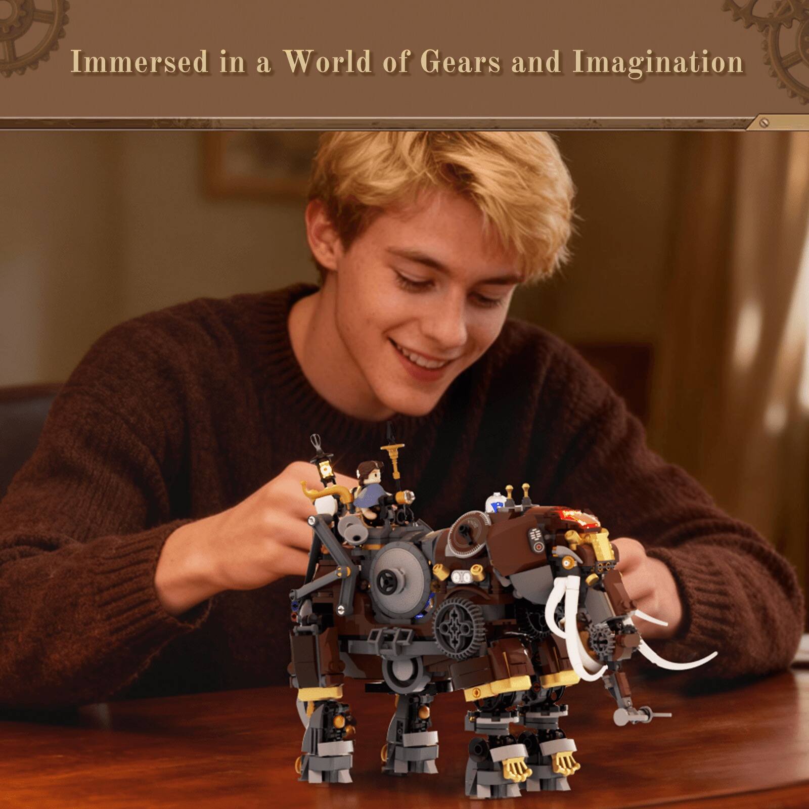 Immersed in a World of Gears and Imagination