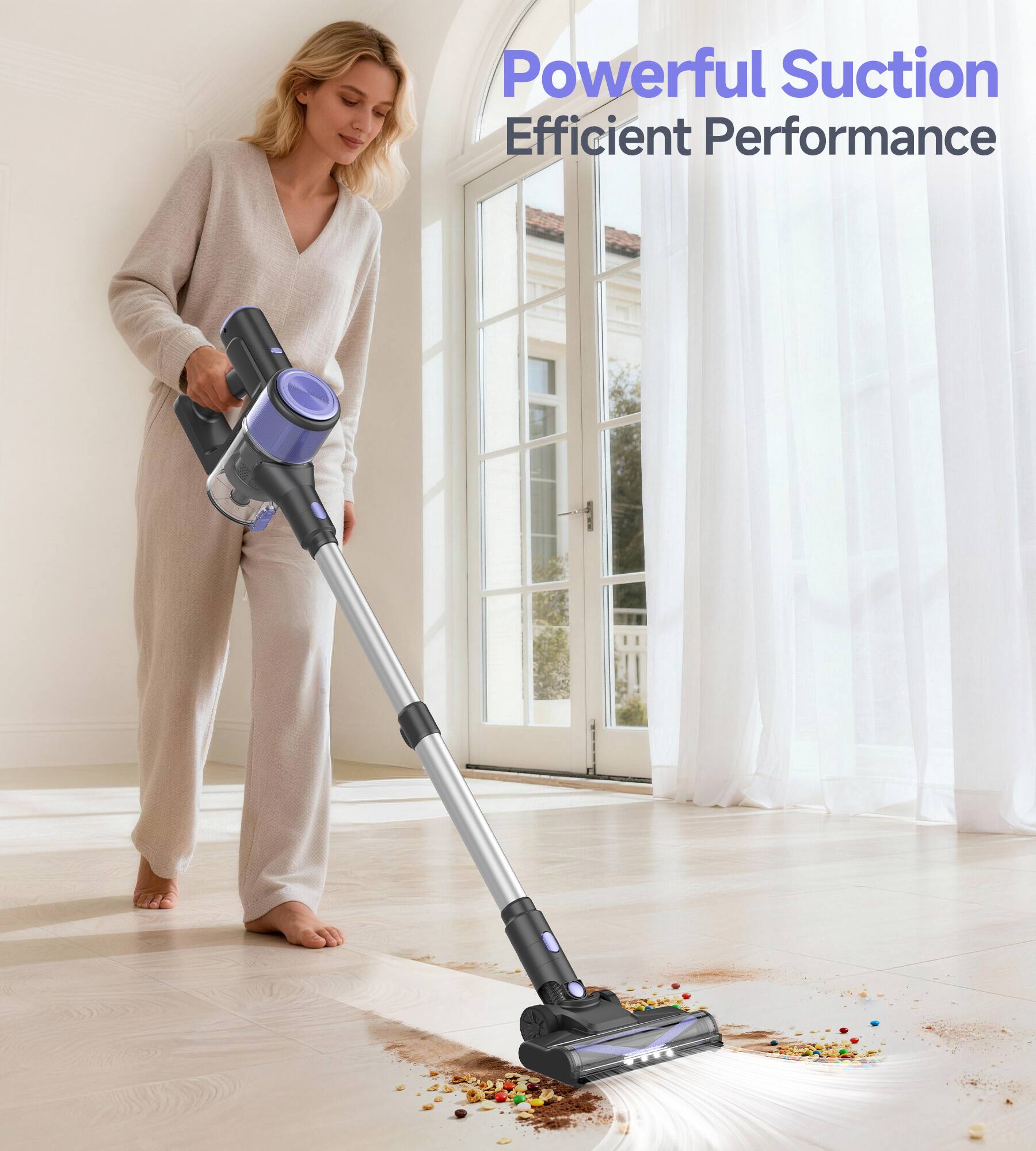Powerful Suction  
Efficient Performance