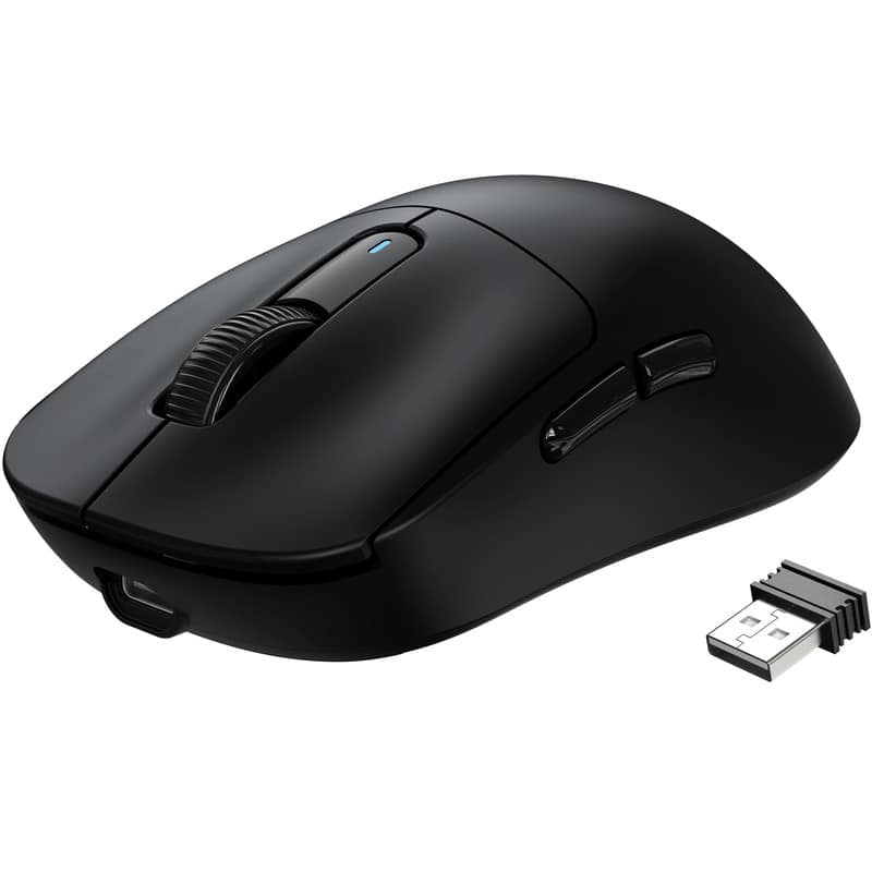 Luckbyte - 49g Ultra-Lightweight Wireless Gaming Mouse - Tri-Mode 26K DPI Optical Sensor, 200Hr Battery & Programmable Buttons - Wireless - Black