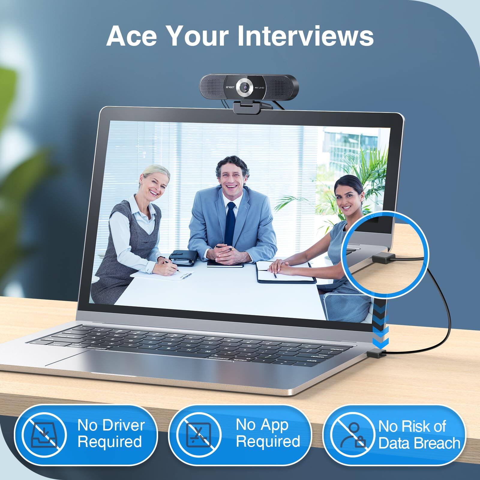 Ace Your Interviews

No Driver Required
No App Required
No Risk of Data Breach