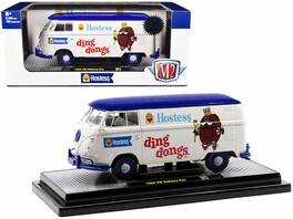 M2 - 1960 Volkswagen Delivery Van "Hostess Ding Dongs" Top Limited Edition 8350 Pieces 1/24 - White With Blue