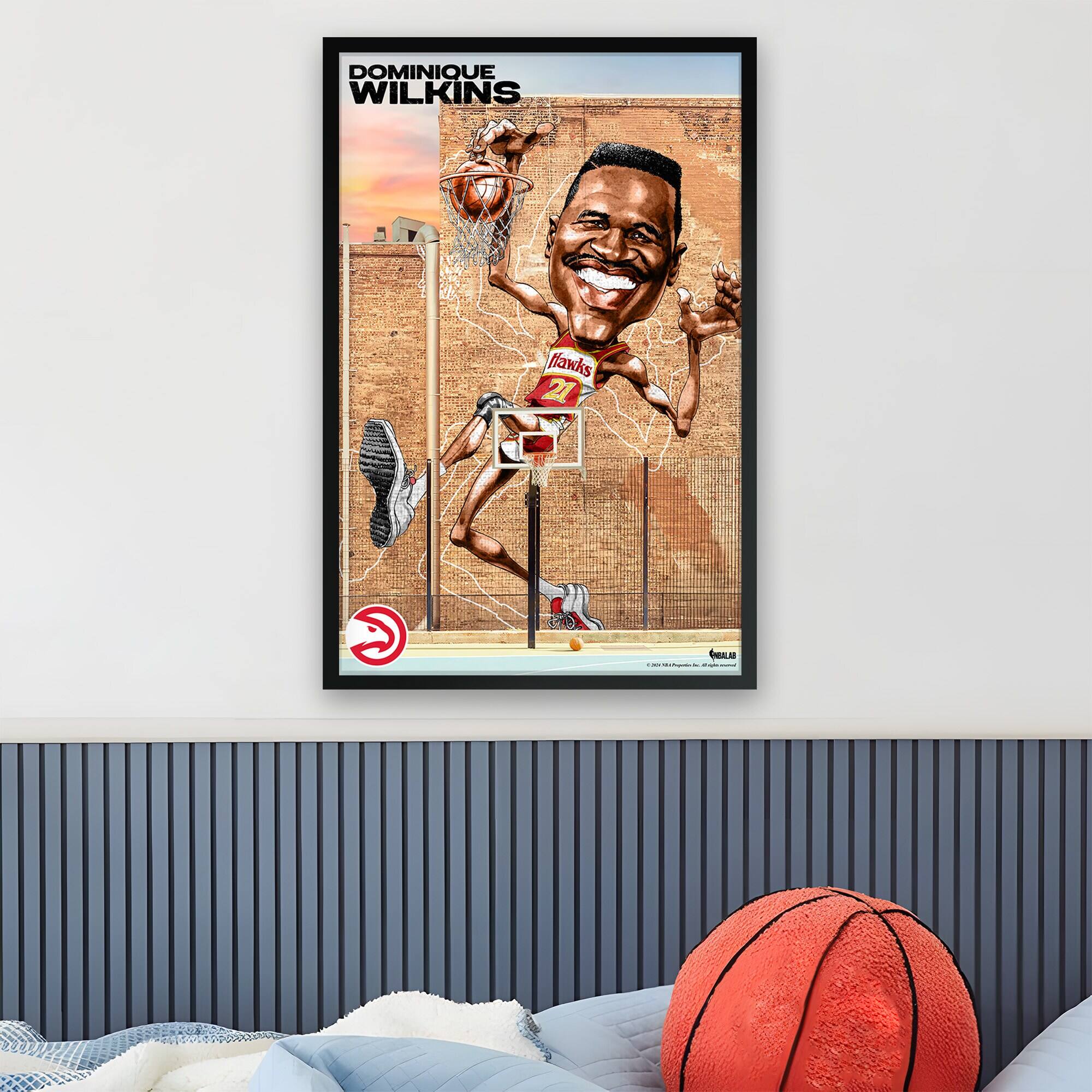 DOMINIQUE WILKINS  
Hawks 21  
NBA LAB