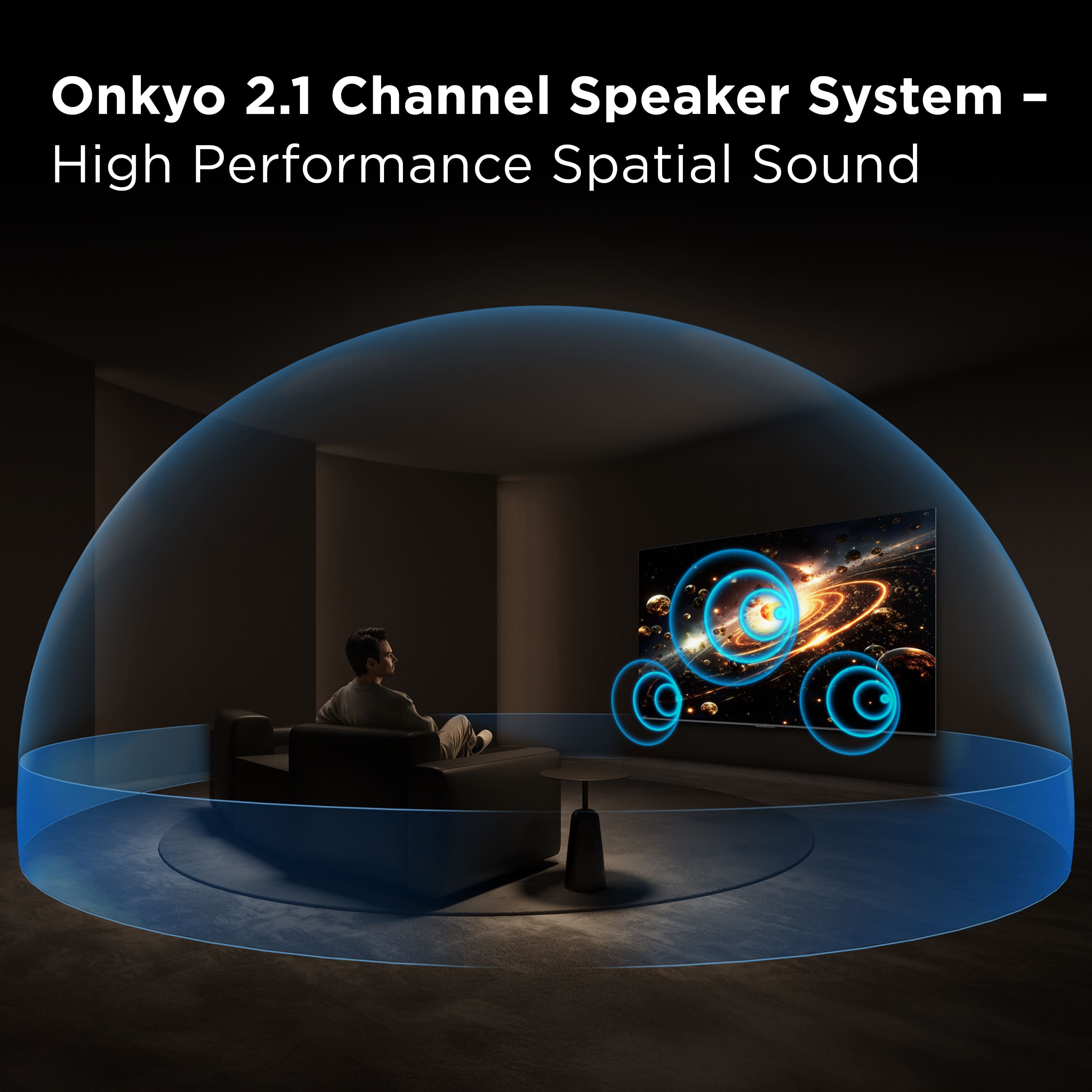 Onkyo 2.1 Channel Speaker System - High Performance Spatial Sound