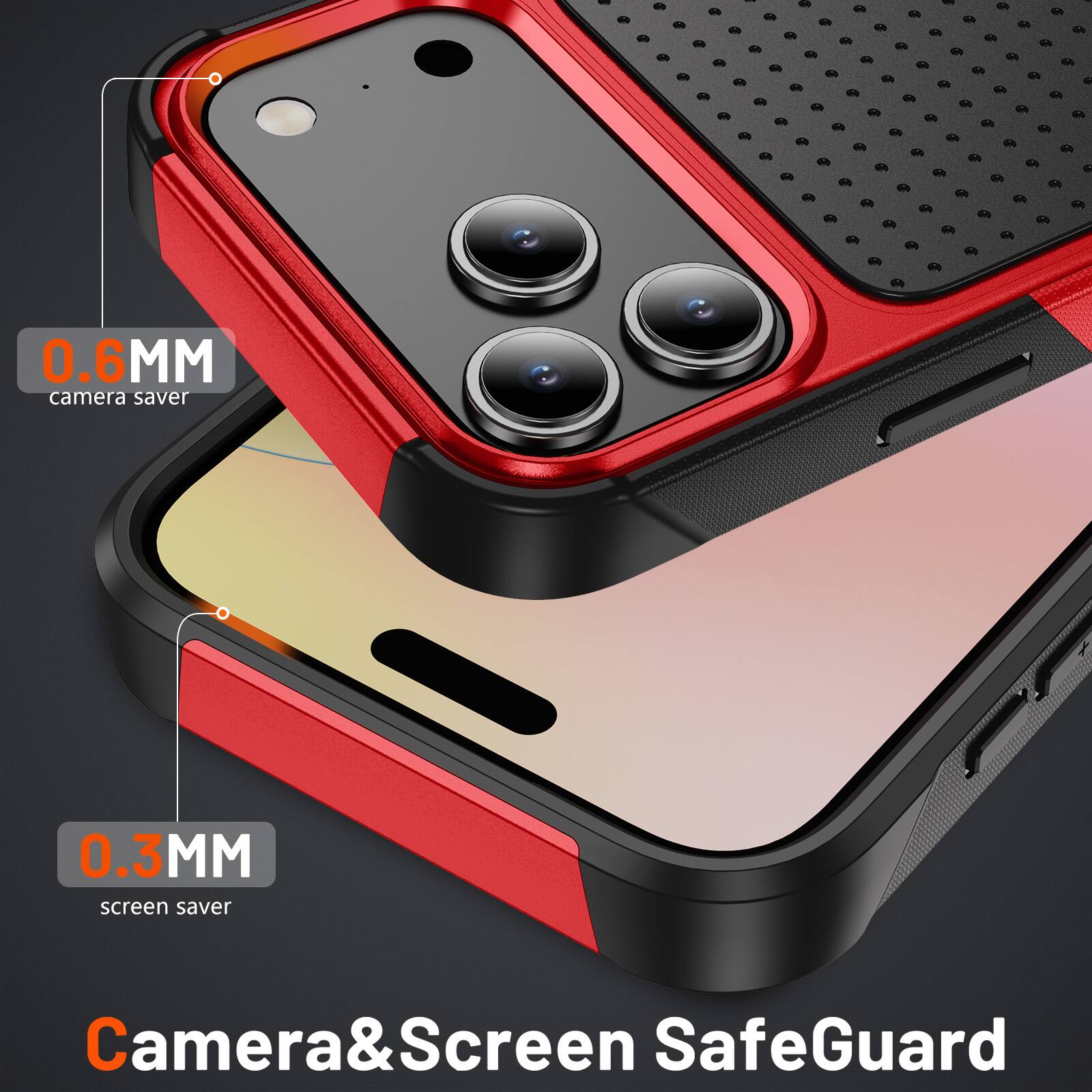 0.6MM camera saver  
0.3MM screen saver  
Camera&Screen SafeGuard