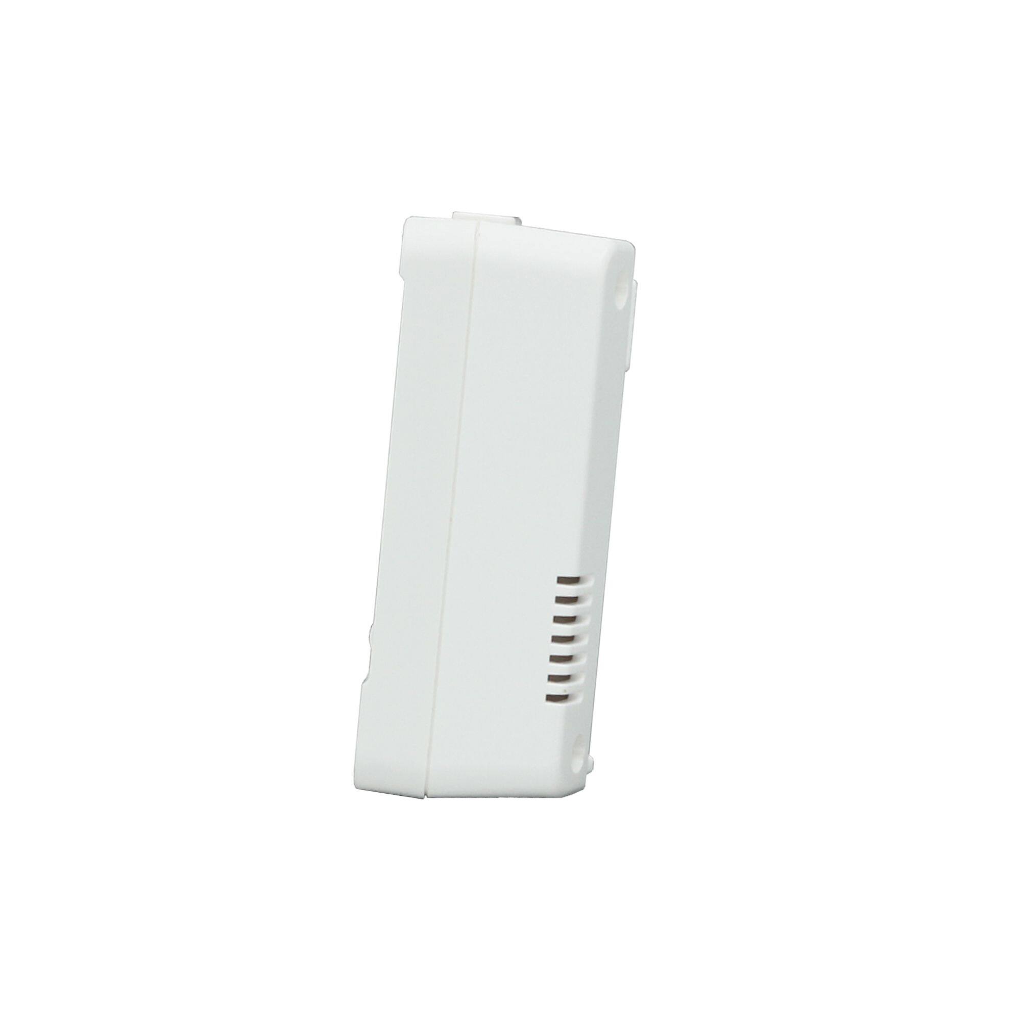 Back. Seiko - Seiko 3.5" Everything Digital Alarm Clock - White - White.
