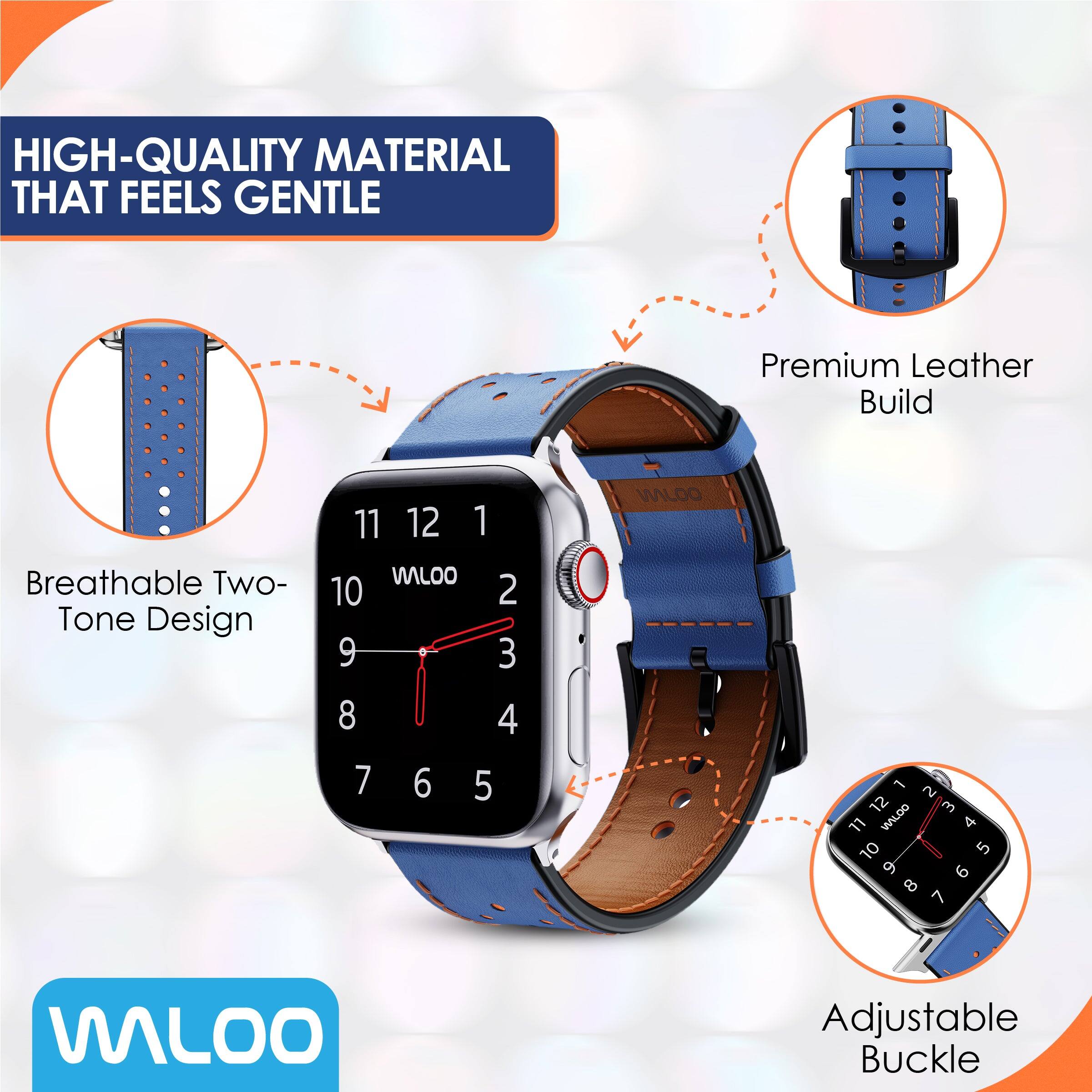 HIGH-QUALITY MATERIAL THAT FEELS GENTLE

Premium Leather Build

Breathable Two-Tone Design

Adjustable Buckle