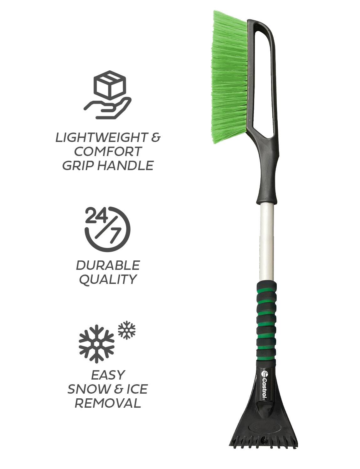 Castrol 2 in 1 Snow Brush and Ice Scraper, 27 Inch Extendable - Best Buy