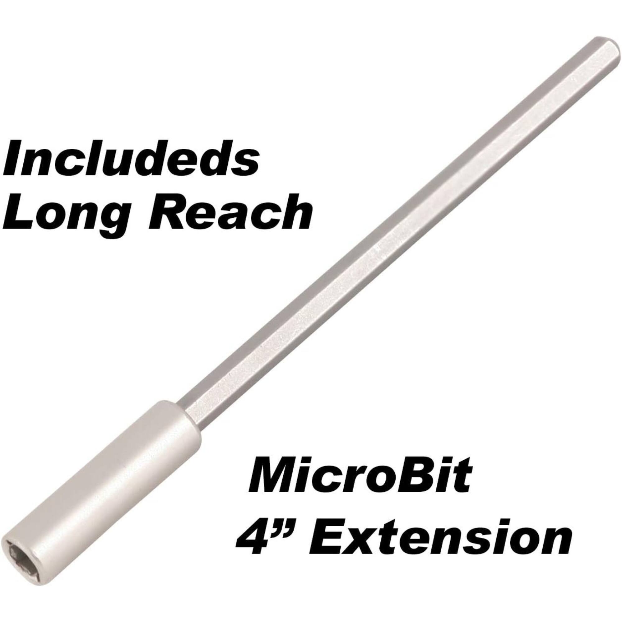 Included Long Reach MicroBit 4" Extension