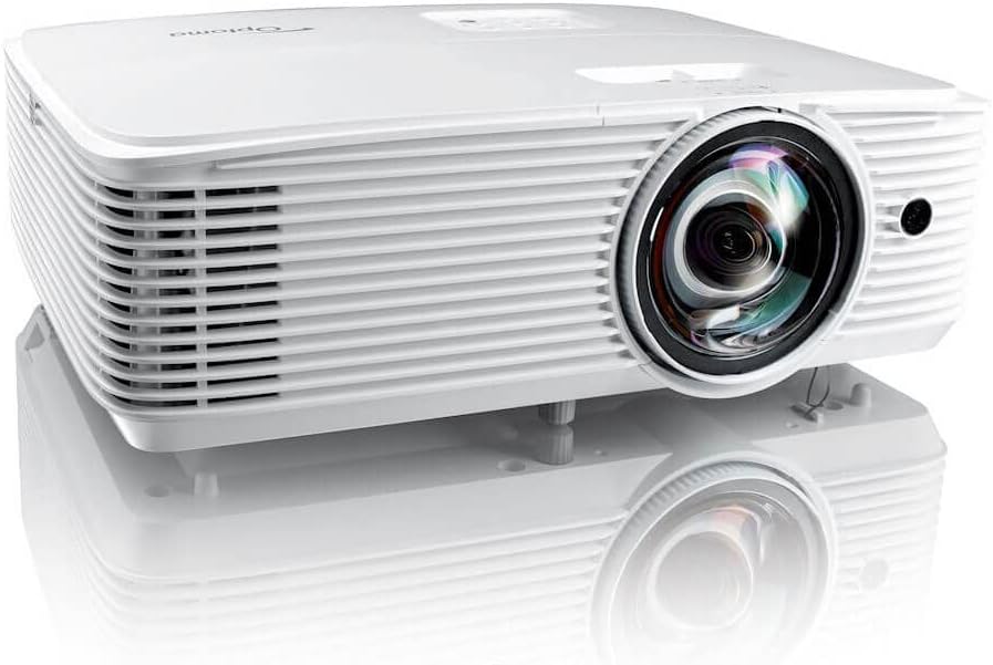 Front. Optoma - Optoma GT1080HDRx Short Throw Gaming Projector | 1080p and HDR support with 4K UHD input | Bright 3,800 Lumens. - White.