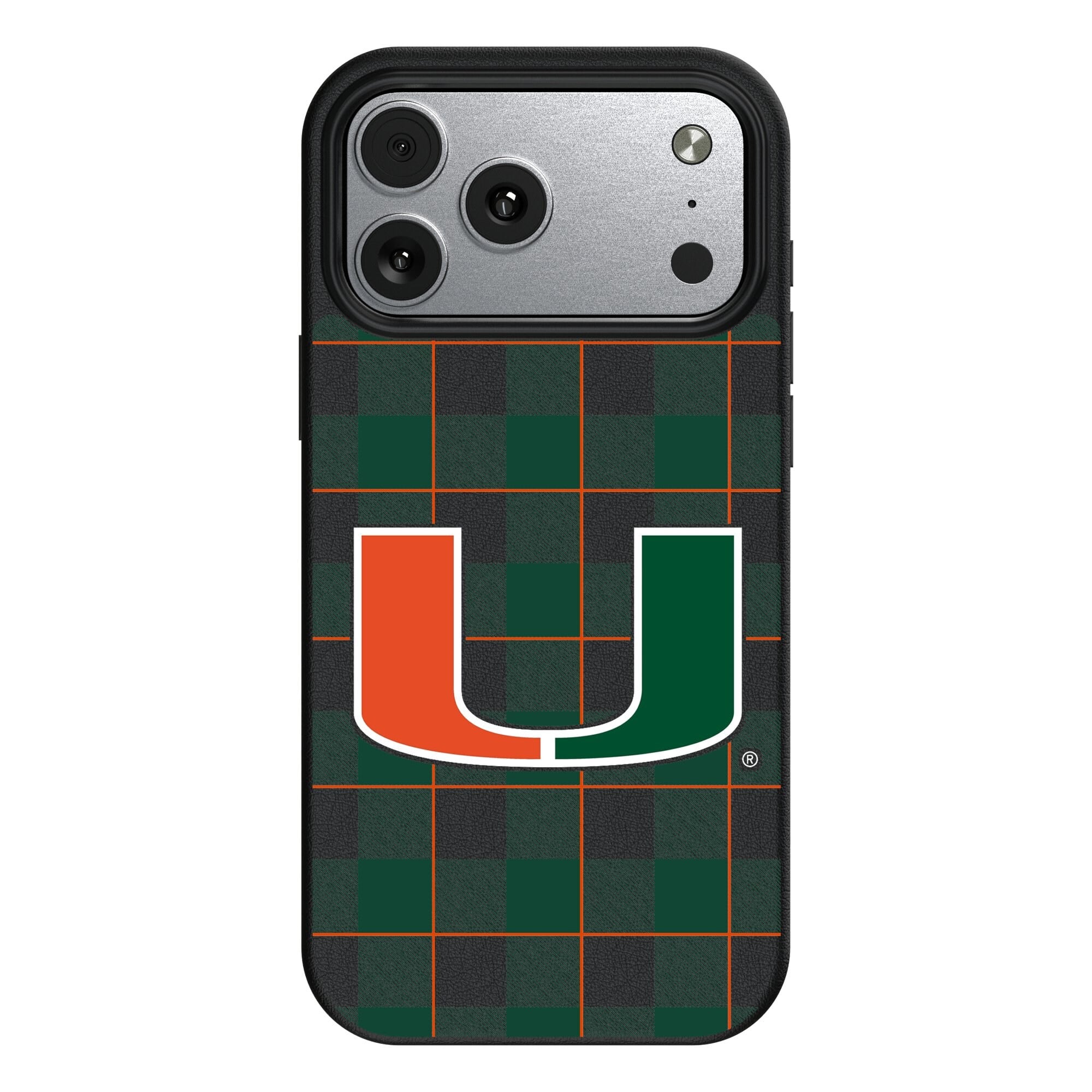 Keyscaper - NCAA - Miami Hurricanes Plaid Magnetic Bump iPhone Case - 17 Air - Black price history on PriceWatchPro