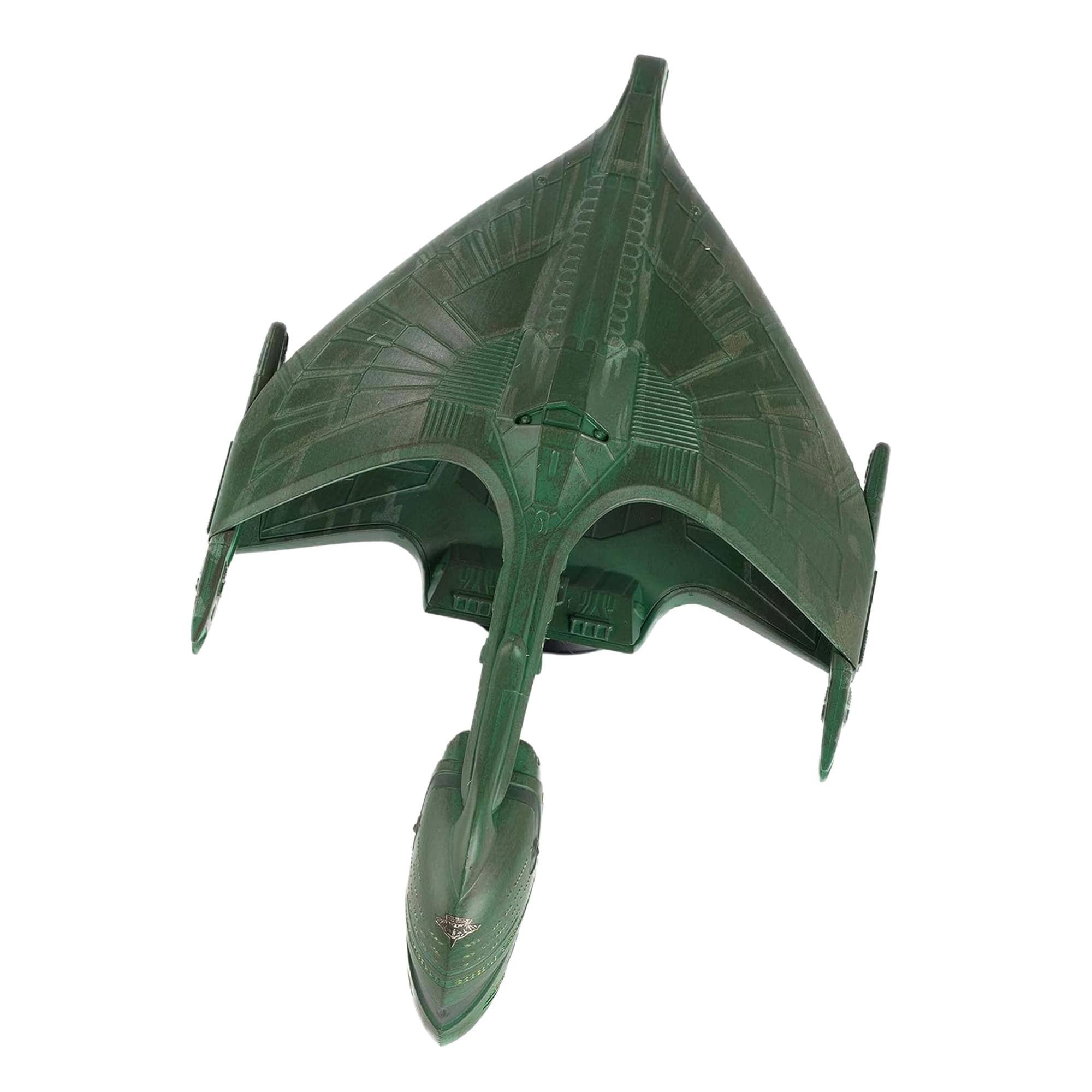 Alt View 2. Eaglemoss - Eaglemoss Star Trek Starship Replica | Romulan Warbird - Green.