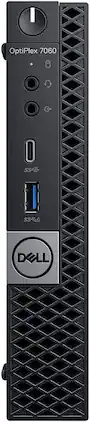 Dell - Refurbished Excellent - Optiplex 7060 Micro MFF Desktop PC, Intel i7-8700T 2.40GHz, 32GB DDR4, 1TB NVMe SSD, WiFi BT, KB & Mouse, Win11 Pro - Black