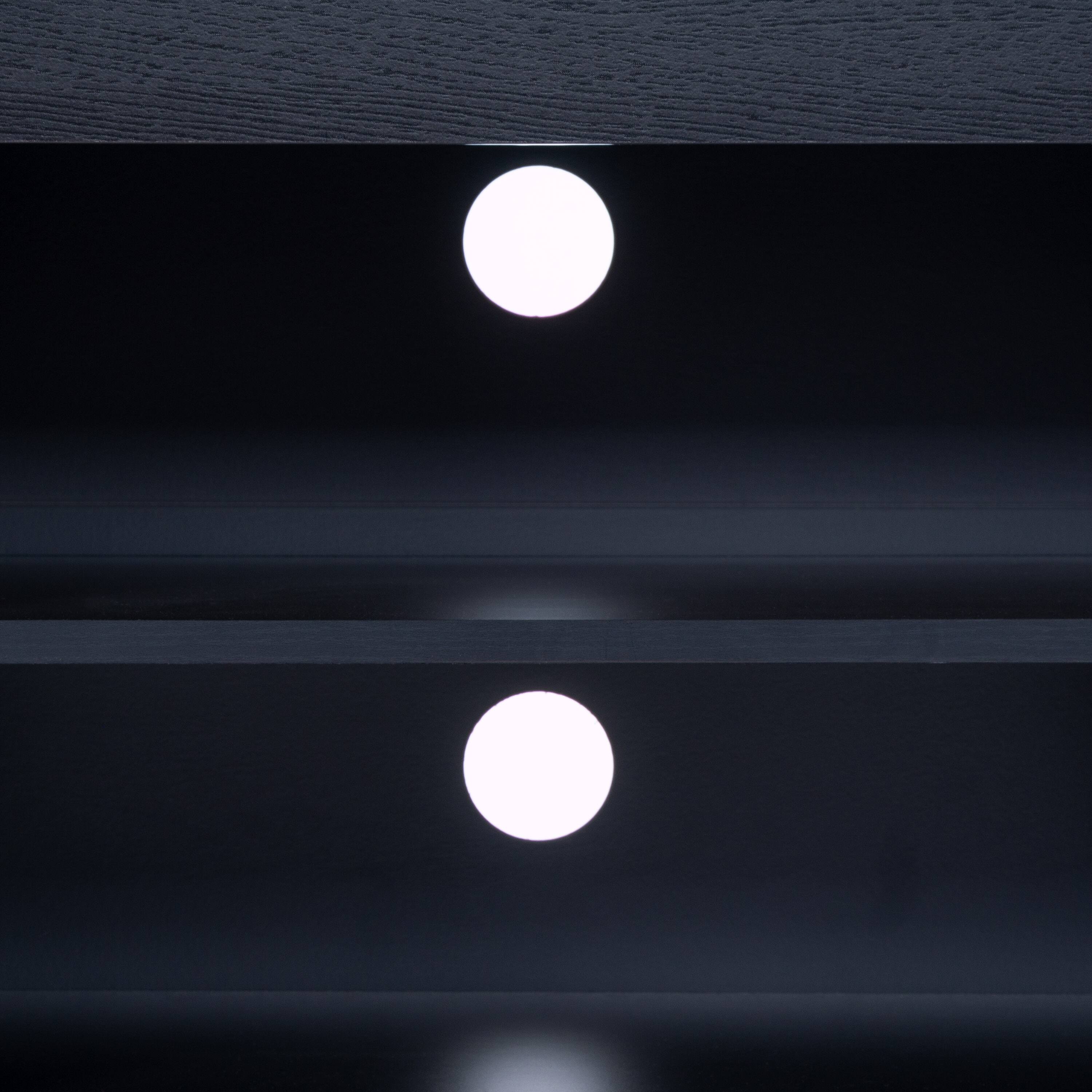 Alt View 32. CorLiving - Contemporary TV Stand with Open Shelves for Most TVs up to 85" - Black Ravenwood.