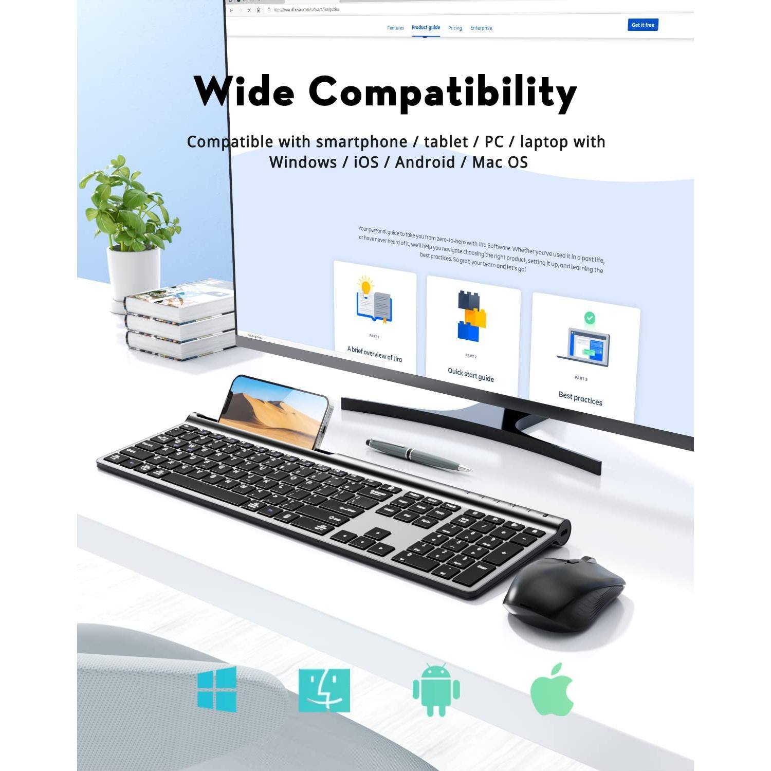 4. Wide Compatibility  
Compatible with smartphone / tablet / PC / laptop with Windows / iOS / Android / Mac OS  

- Personalize your home or office with this software. Whether you're using it in a post-life, in the office, or at home, we'll help you navigate with the highest product, setting it up, and learning the best practices so you can enjoy it and get the most out of it.  

- A brief overview of the product  
- Quick start guide  
- Best practices