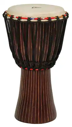 Tycoon Percussion - African Rope Tuned Djembe Drum, Hand Carved Mango Wood Body, Deep Bass & Sharp Slap Tones