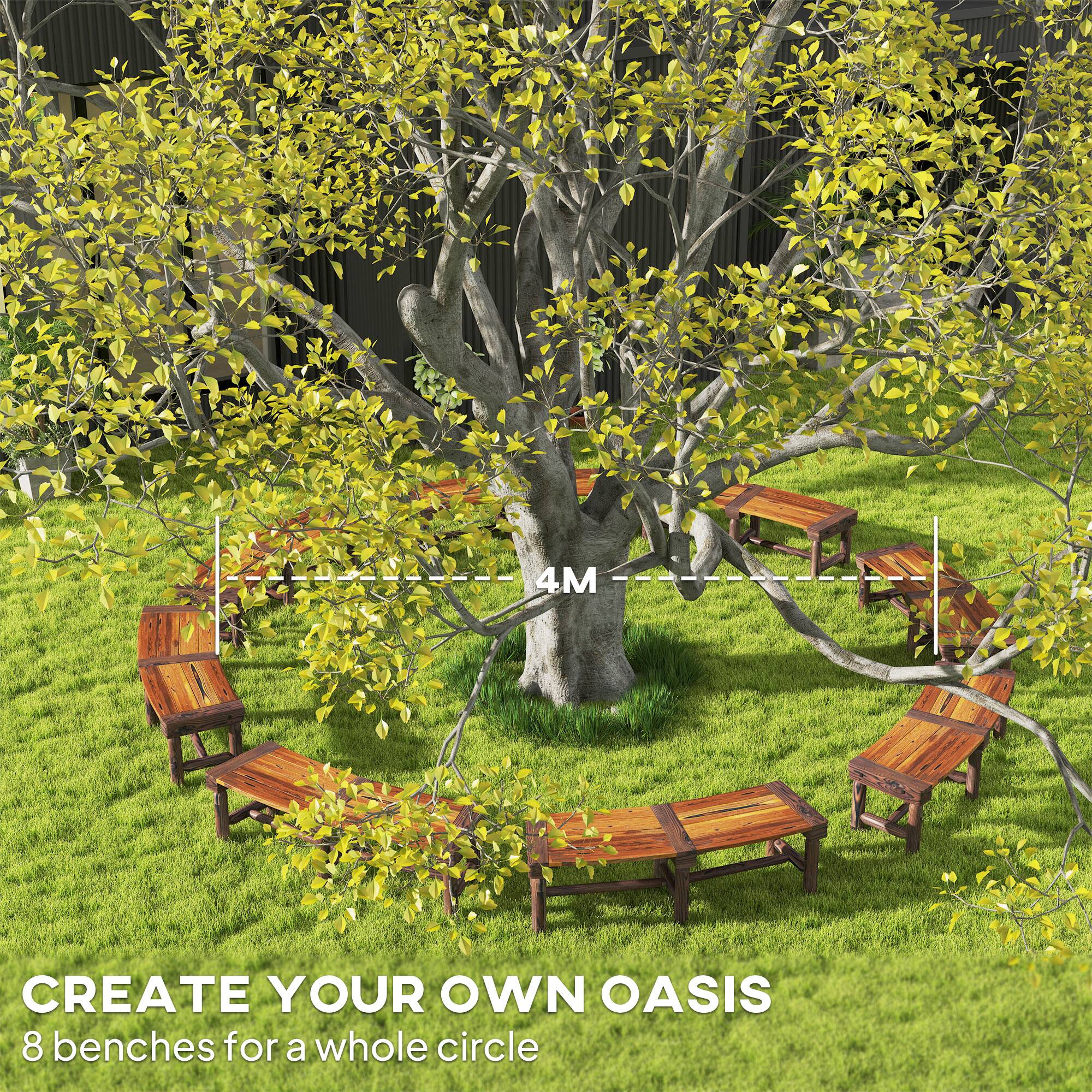 CREATE YOUR OWN OASIS  
8 benches for a whole circle
