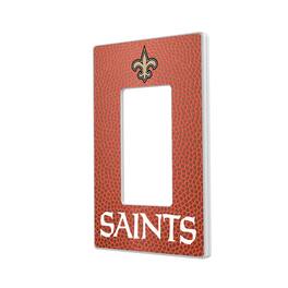 Keyscaper - New Orleans Saints Football Design Single Rocker Light Switch Plate - Multicolor