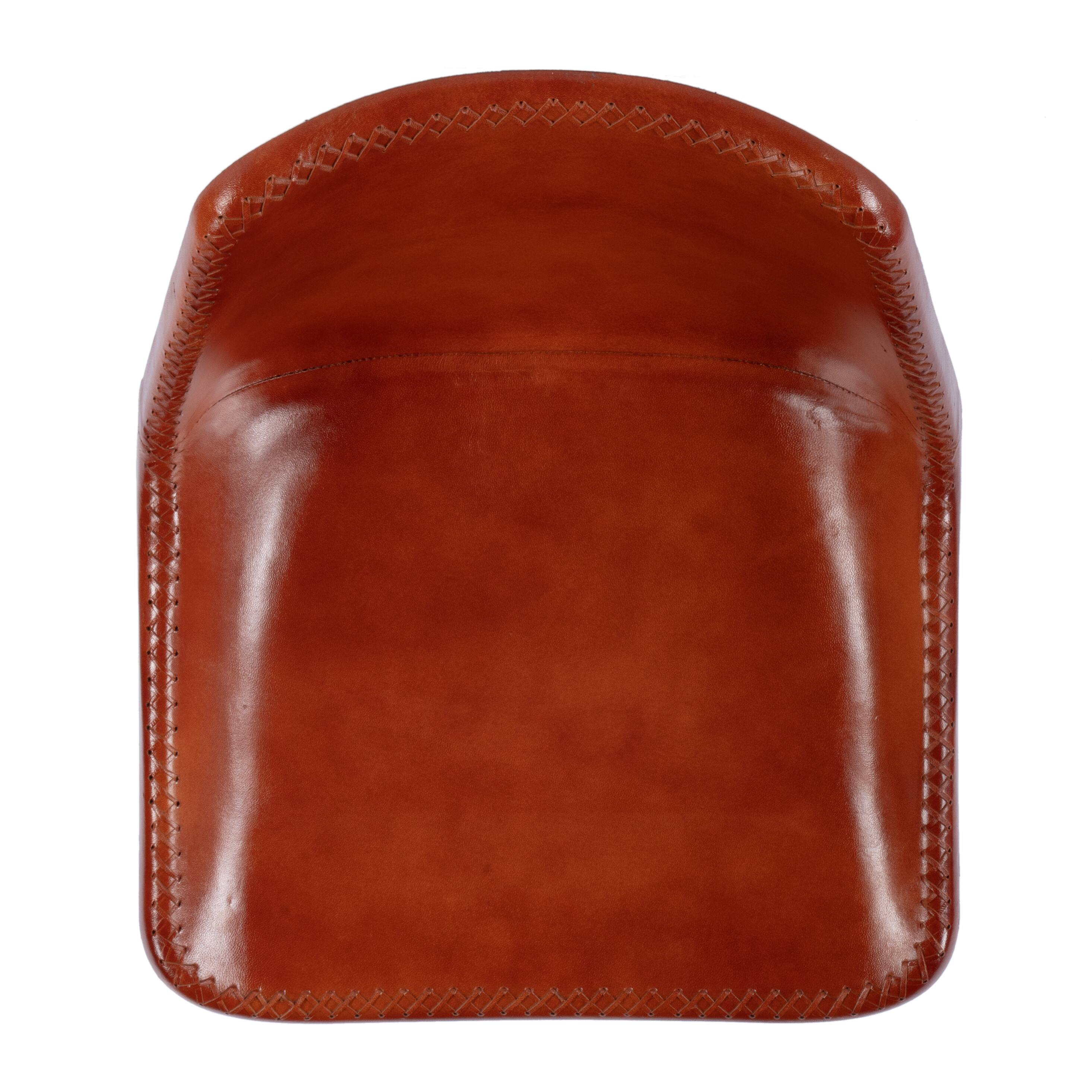 Alt View 5. Butler Specialty - Inland Leather Side Chair - Medium Brown.