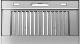 Zephyr - 42 inches - Externally Vented & Externally Vented - Range Hood Insert - Stainless Steel