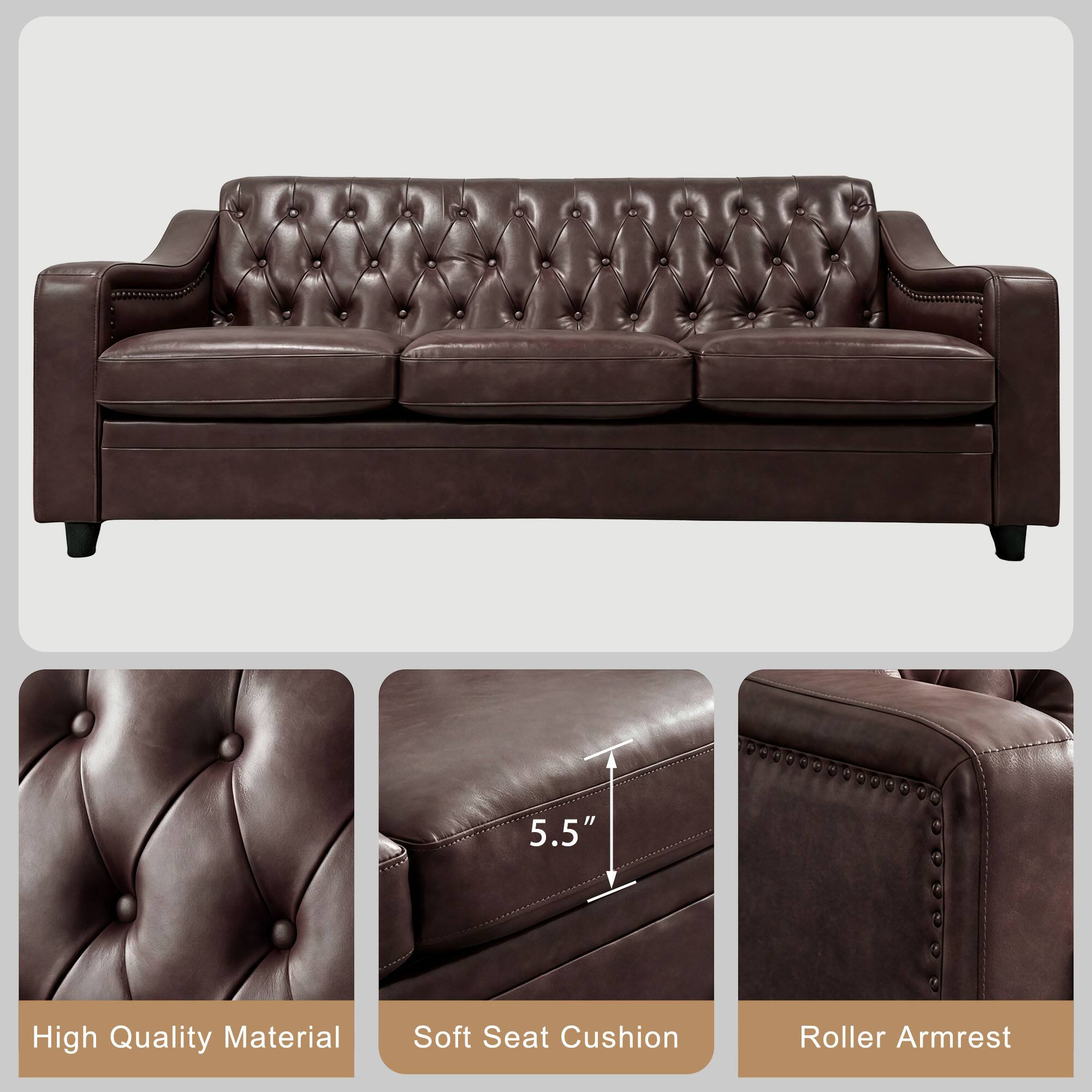 5.5" High Quality Material Soft Seat Cushion Roller Armrest

- High Quality Material
- Soft Seat Cushion
- Roller Armrest
