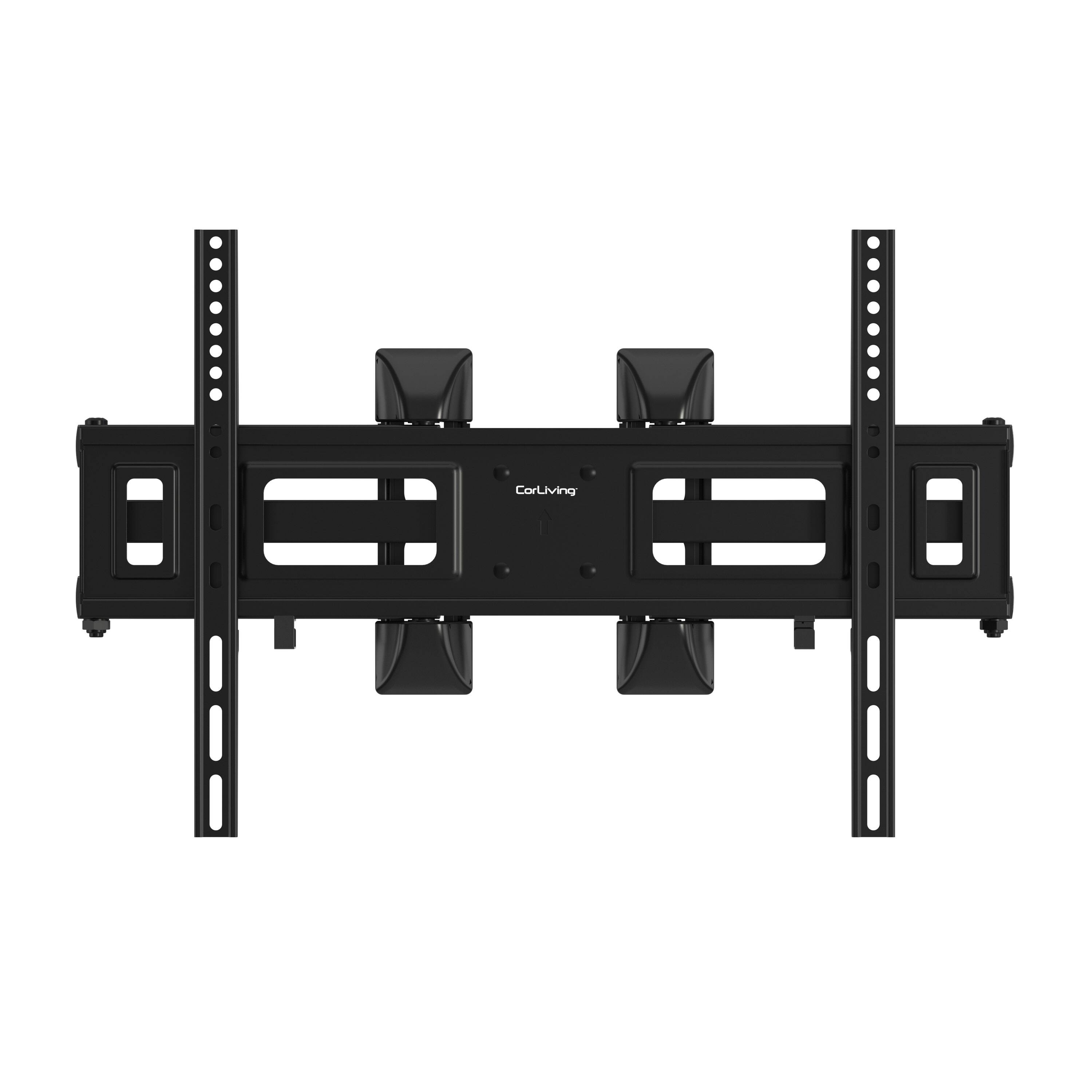 Front. CorLiving - CorLiving Corner TV Wall Mount for Most TVs up to 60" - Black.