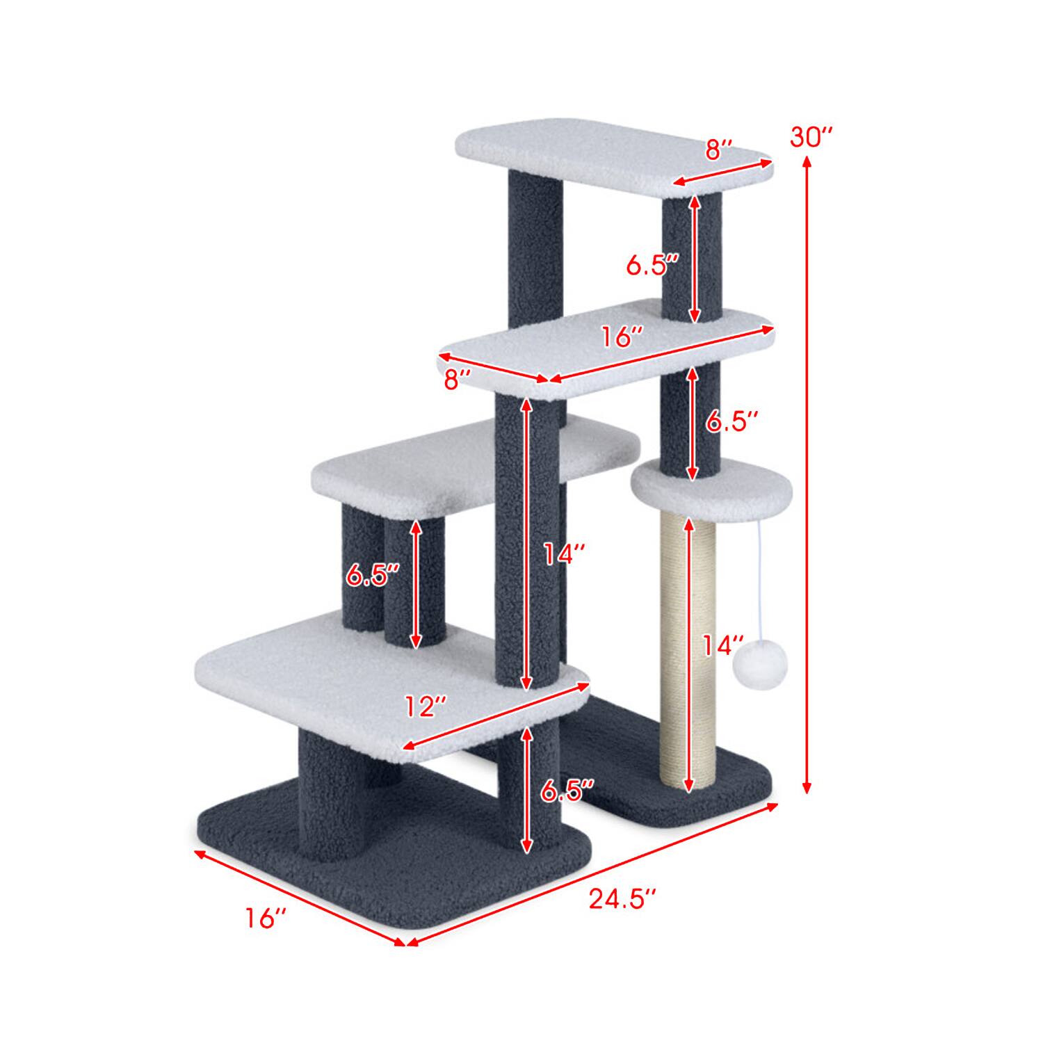 8" 30" 6.5" 8" 16" 6.5" 6.5" 14" 14" 12" 6.5" 16" 24.5"