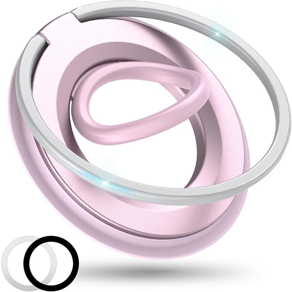 PARKER SLATER - Magnetic Phone Grip Stand for MagSafe iPhone 17–11, 360° Rotation - Pink1