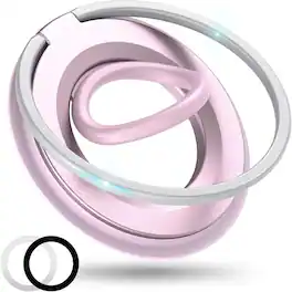 PARKER SLATER - Magnetic Phone Grip Stand for MagSafe iPhone 17–11, 360° Rotation - Pink1