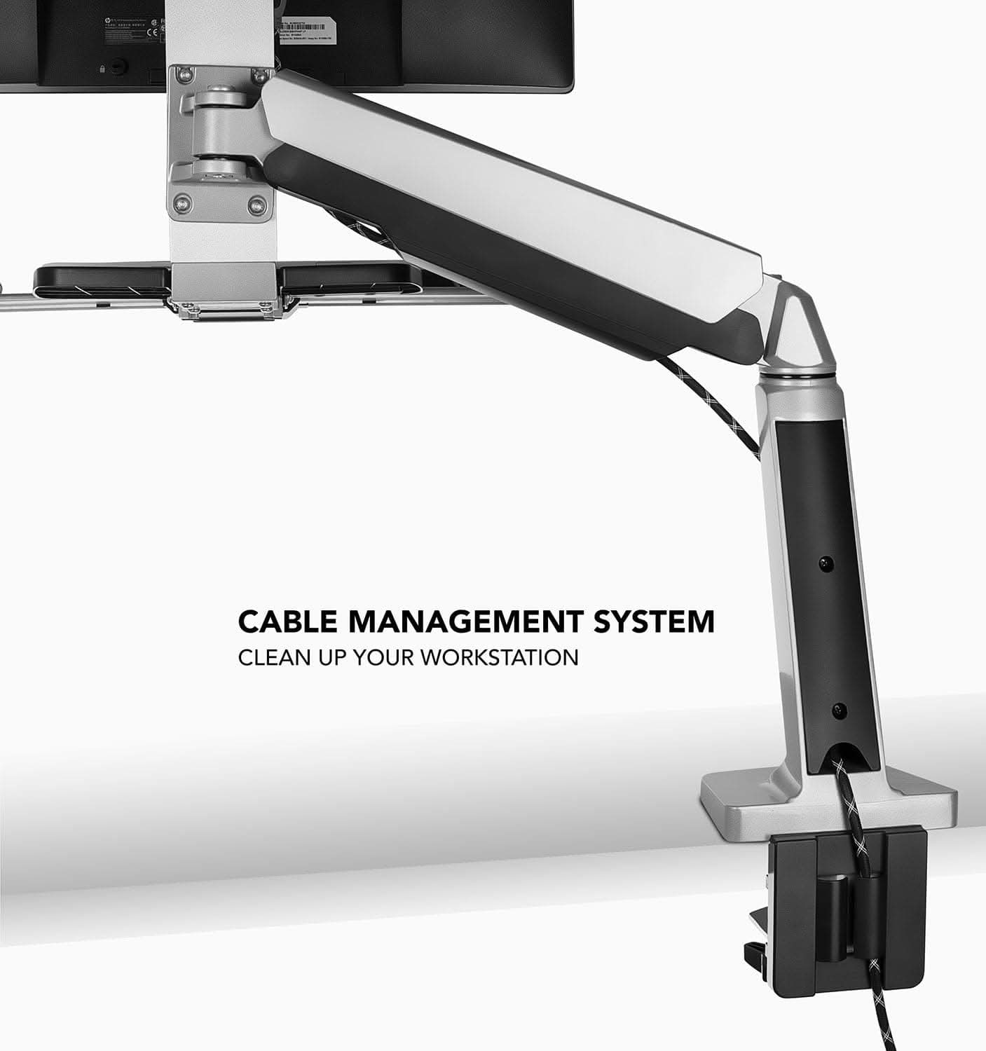 CABLE MANAGEMENT SYSTEM  
CLEAN UP YOUR WORKSTATION