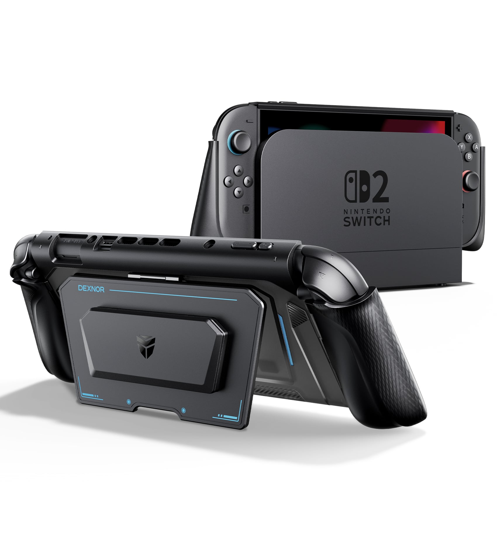 Dexnor Case for Nintendo Switch 2 Dockable with Detachable