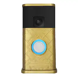 Michael Healy - Art Deco Video Doorbell Cover (Ring Battery Doorbell 2024 Release) - Satin Brass