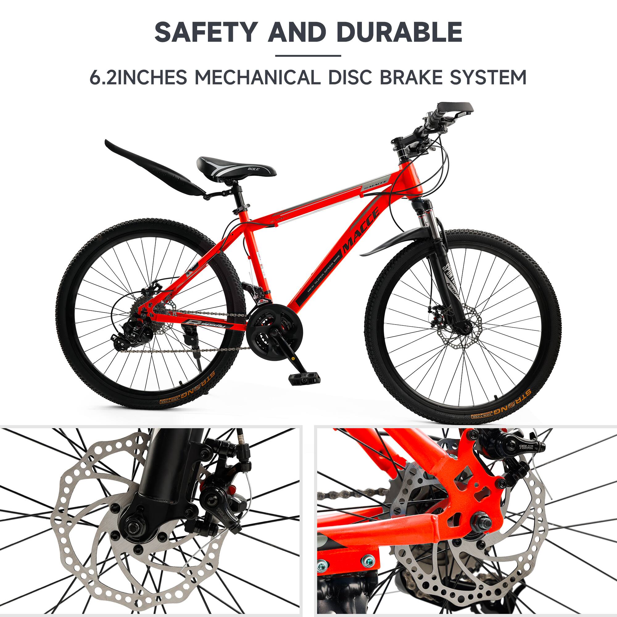SAFETY AND DURABLE  
6.2INCHES MECHANICAL DISC BRAKE SYSTEM