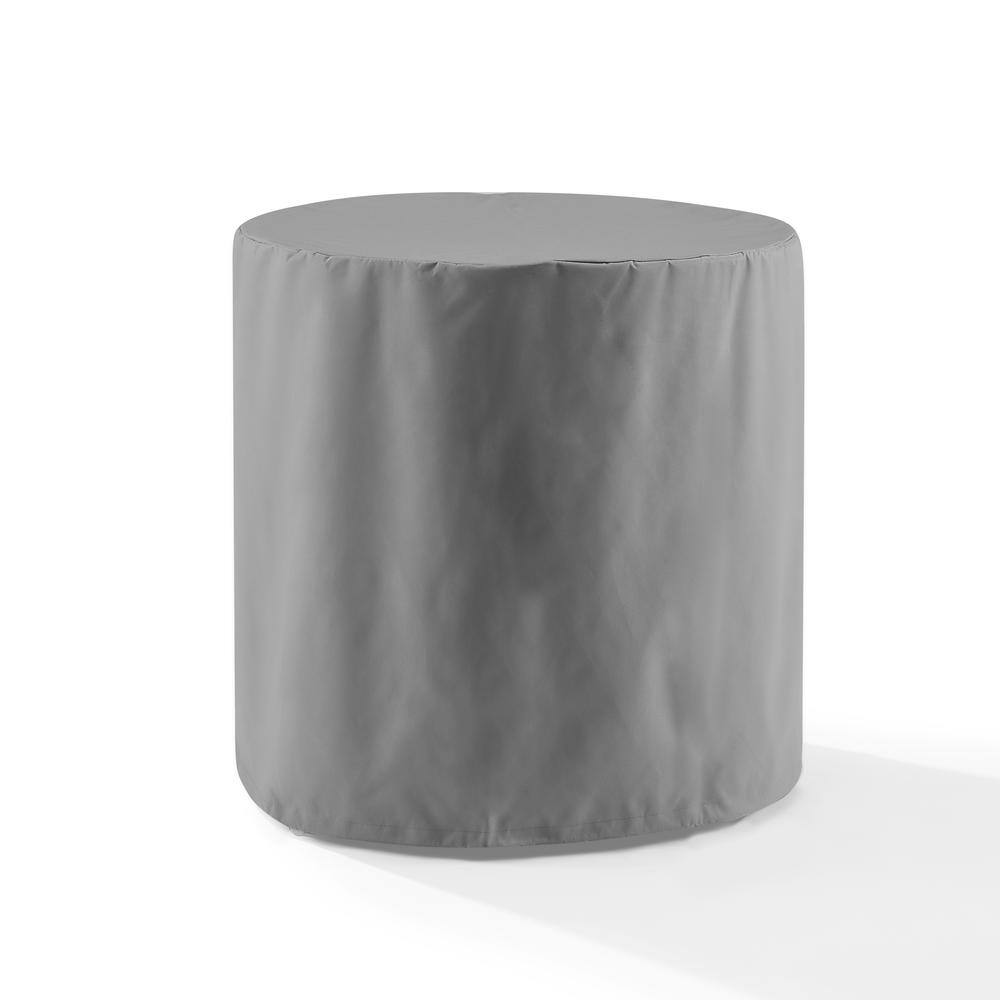 Left. Crosley Furniture - Round Outdoor Bistro Table Furniture Cover - Gray.
