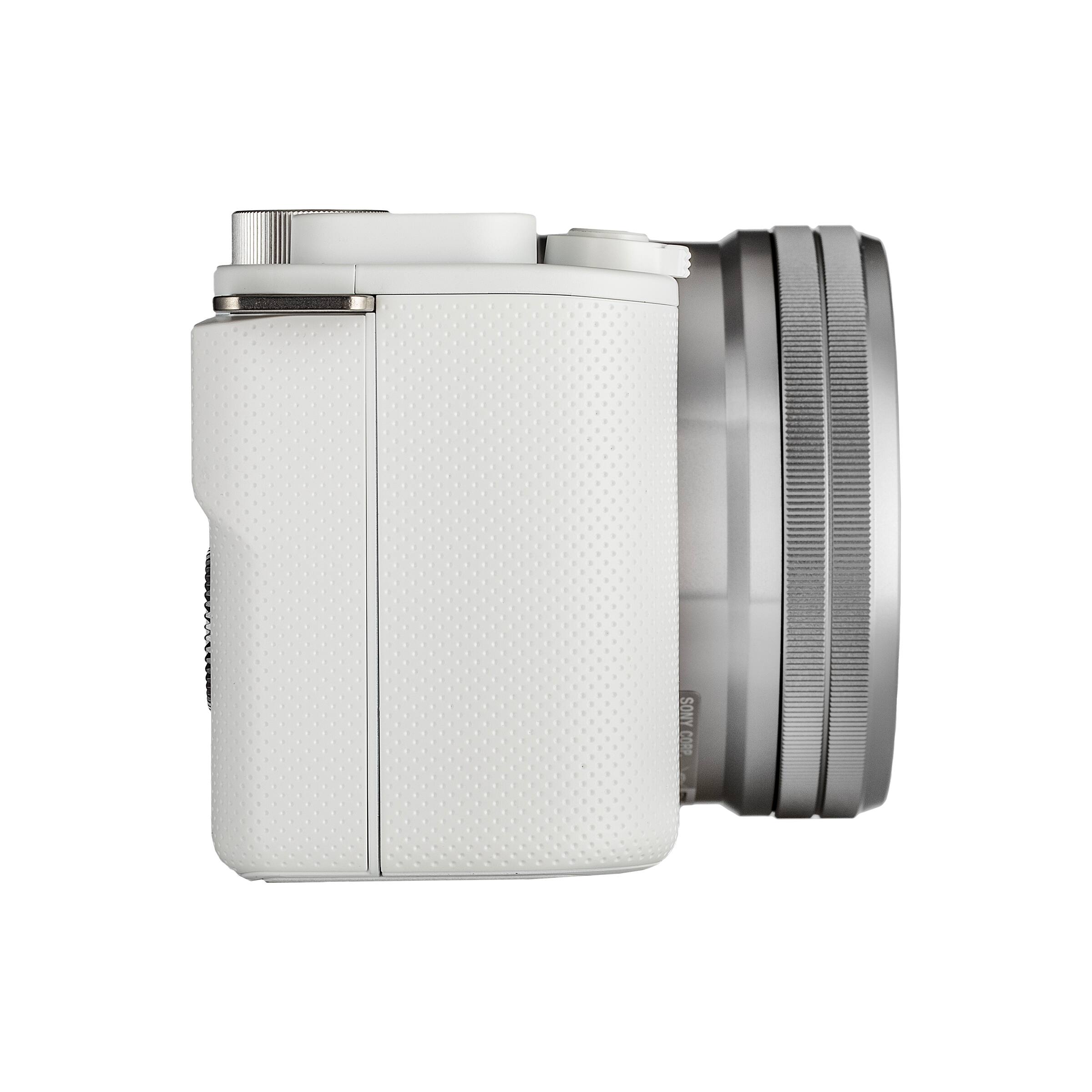 Sony ZV E10 Mirrorless Camera with 16 50mm II Lens (White) + 64GB