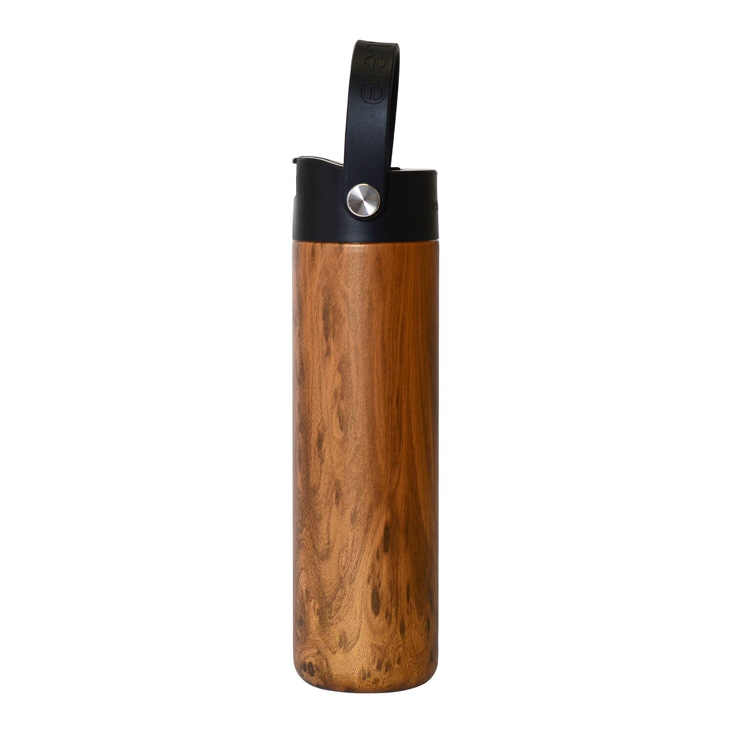 Alt View 3. Elemental - Core Stainless Steel Water Bottle 24 Oz - Teakwood.