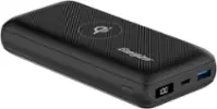 Energizer - Ultimate Lithium 20,000 mAh 20W USB-C PD & 15W Qi Wireless 4-Port Portable Battery Charger Power Bank with LCD Display - Black - Front_Zoom