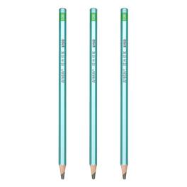 Unique Bargains - Set of 3 10B Graphite Sketch Pencils Professional for Drawing Shading Writing Art Beginners - Black