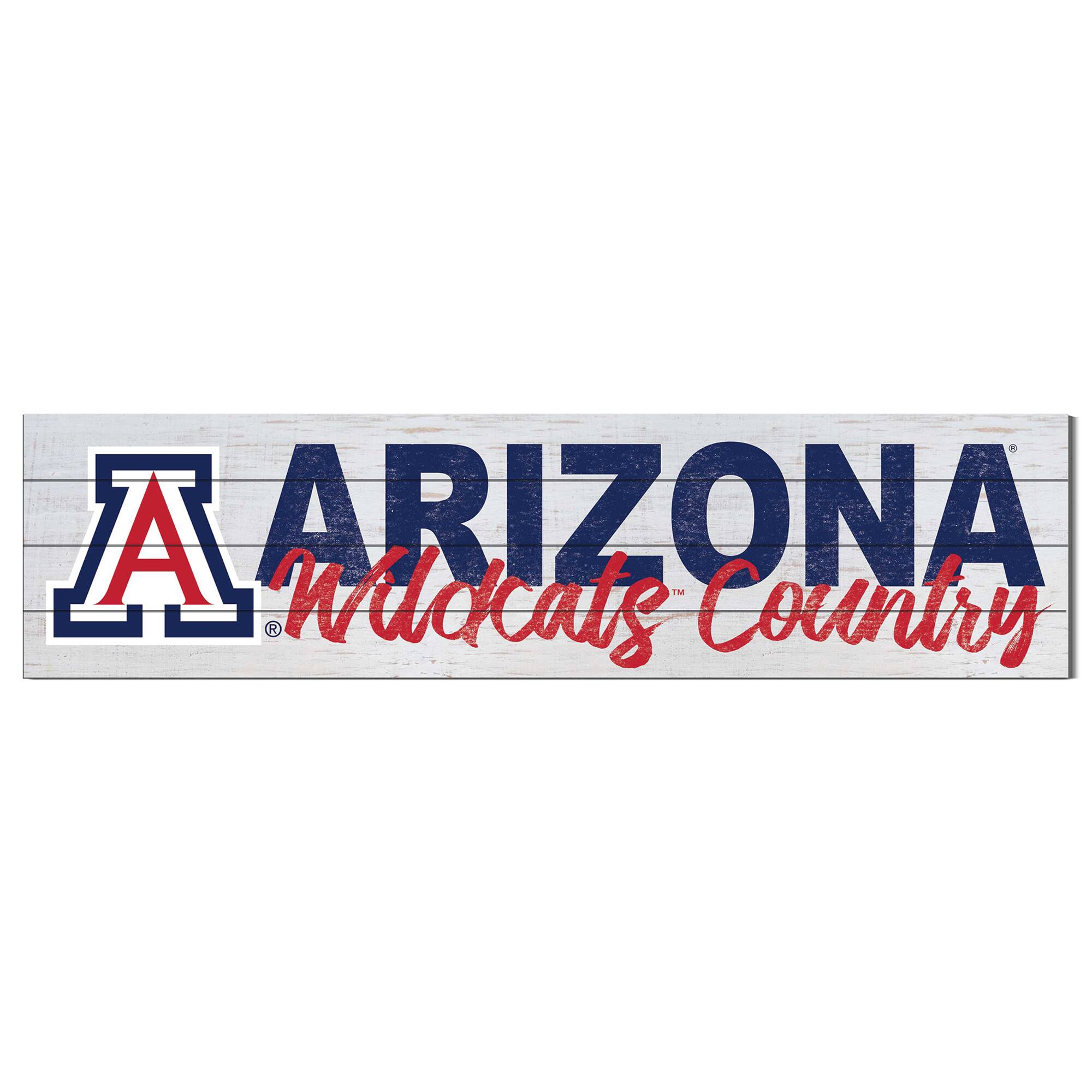 Arizona Wildcats 40'' x 10'' Logo Sign