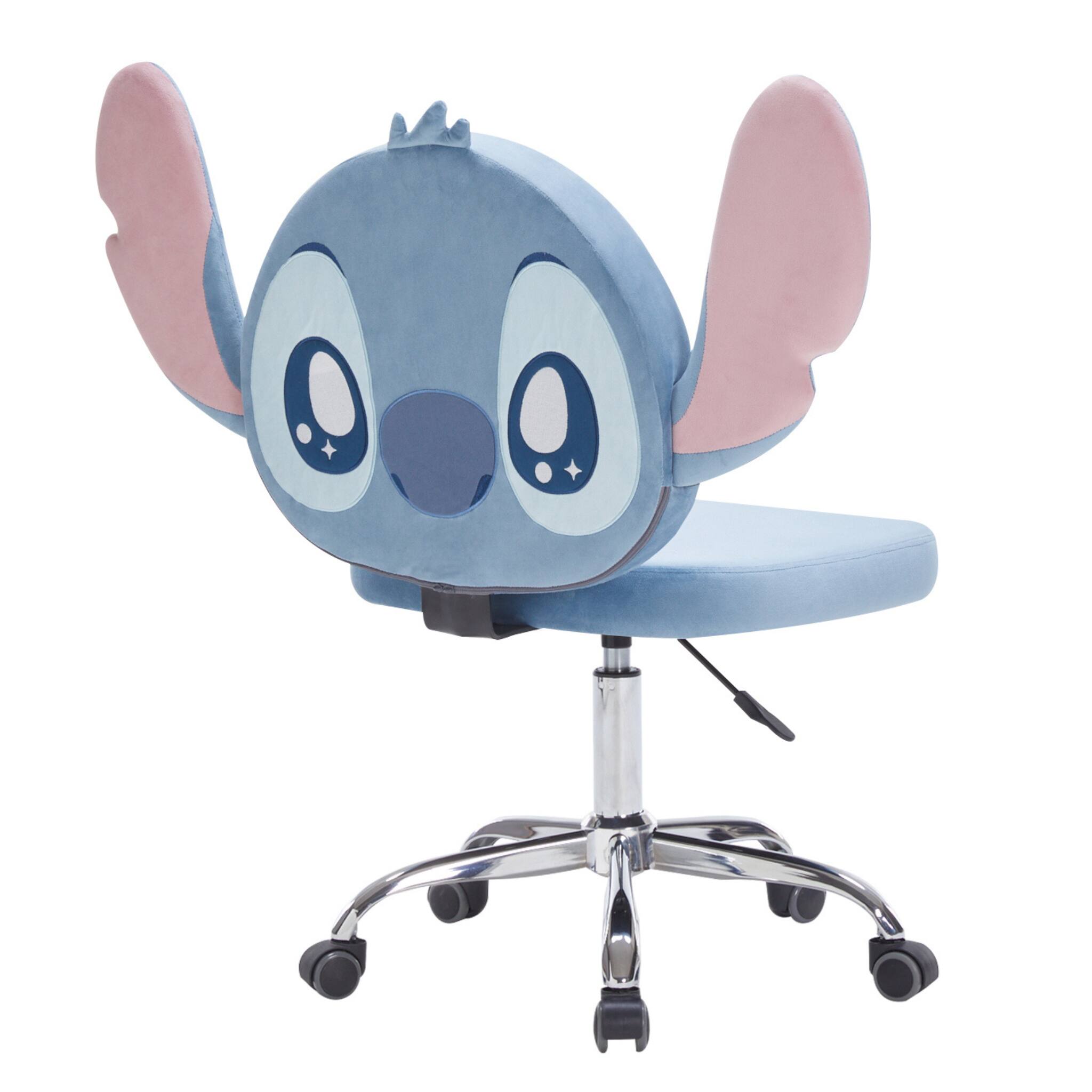 Impressions Vanity Co. Stitch Swivel Vanity Chair Blue IVFC-ST235