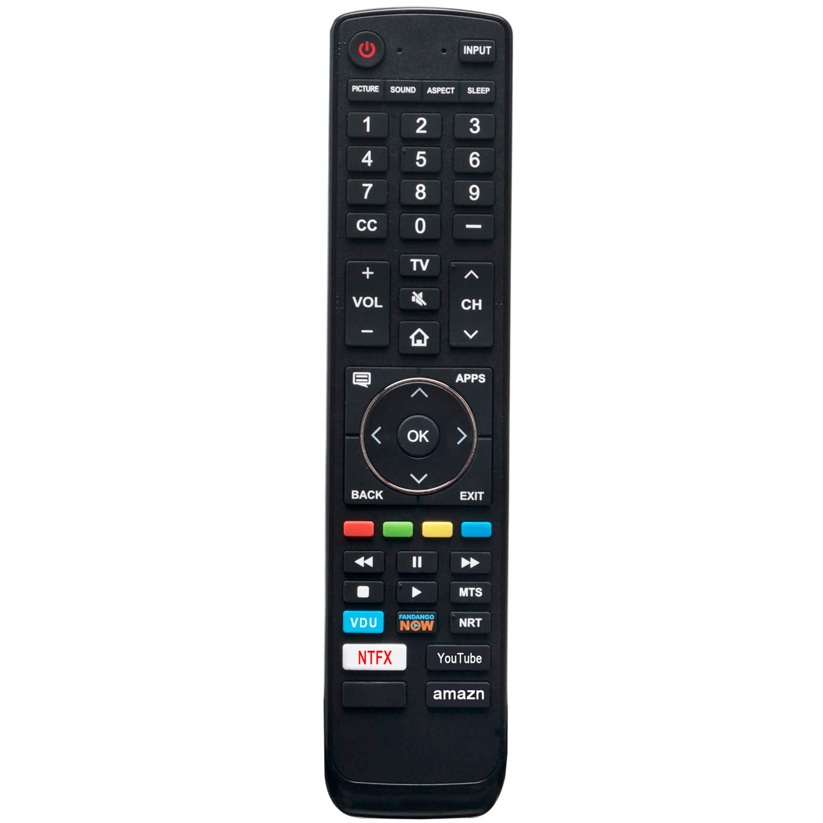 ALLIMITY - Replacement Remote Control EN3139S EN3139H, Fit for Hisense Television 43H6080E 49H6080E 50H6080E 55H6080E 60H6080E - Black